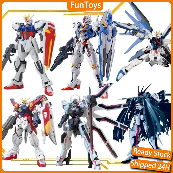 【24H】Gundam Toys Assembled Model New Gunpla HG MS Gundam Figure Series Plastic Model Gifts