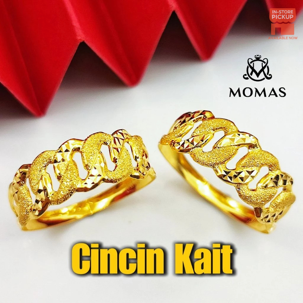 Cincin Kait Emas 916 Cincin lipan Emas 916 Original Emas 916 Tulen Cincin Bajet Emas 916 Cincin Viral Emas 916