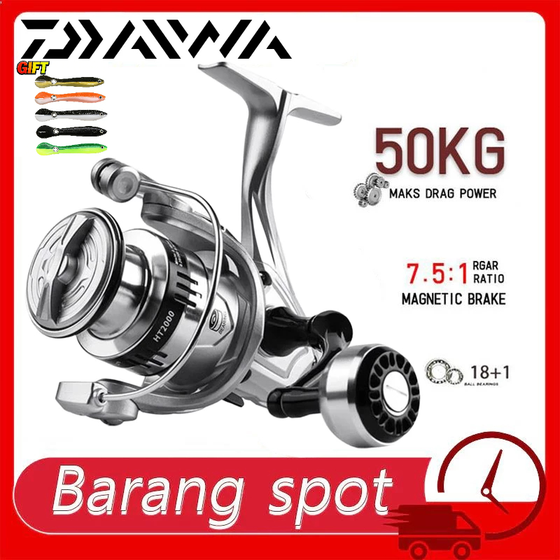 DAIWA Reel Spinning Reel Mesin Pancing Fishing Reel Bc Surf Ultra Light Bc Bass Tool Pancing Snap