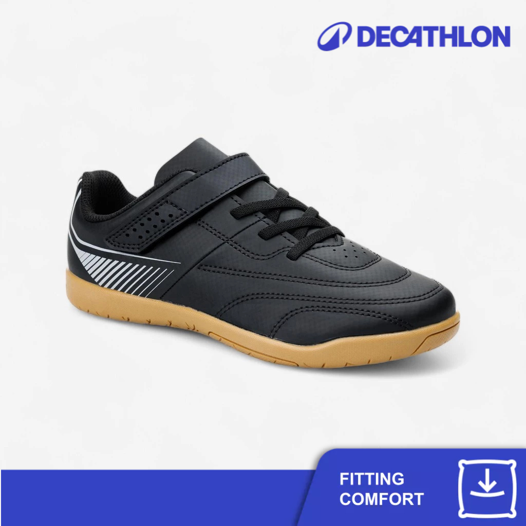 Decathlon Kids' Beginner Futsal Boots: Durable Non-Marking Sole