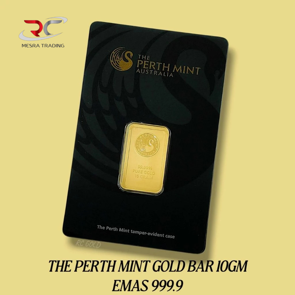 THE PERTH MINT AUSTRALIA 10GM GOLD BAR 999.9 10G GOLD BAR 9999&hellip;