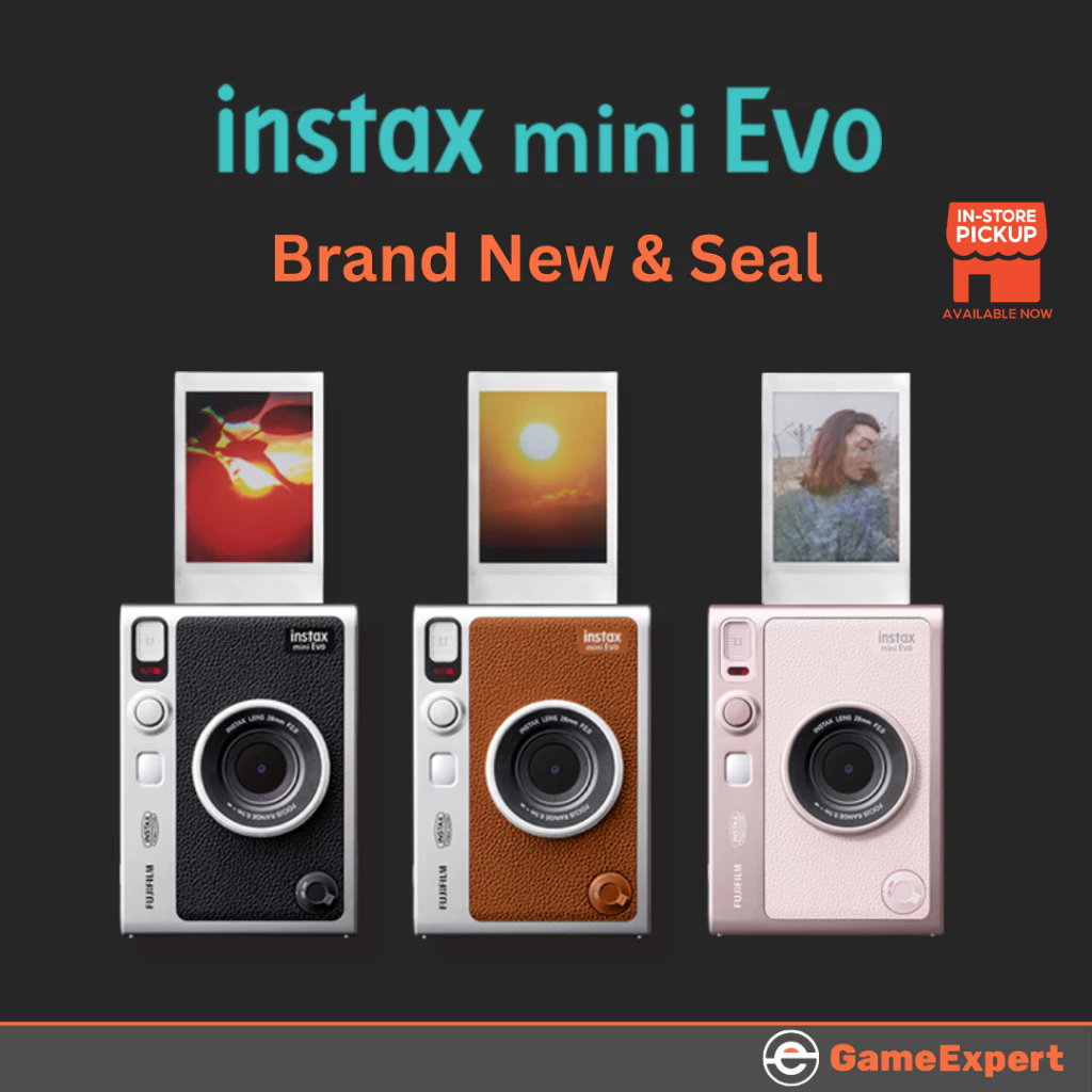 Fujifilm instax Mini EVO 2 In 1 Instant Film Hybrid Camera (Direct Print) USB Type-C