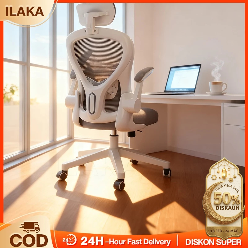 Ergonomics Chair Gaming Chair Office Chair With Adjustable Armrest Kerusi Belajar Kerusi Pejabat Conference Room 办公椅