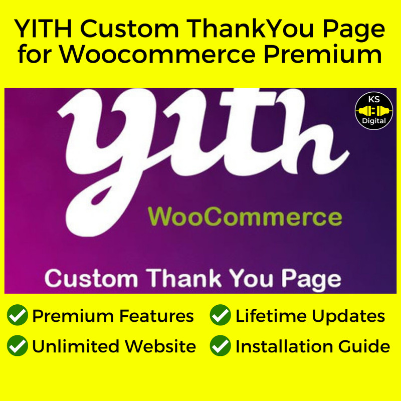 [Latest] YITH Custom Thank You Page for Woocommerce Premium WordPress Plugin (Free Updates + Premium Version)
