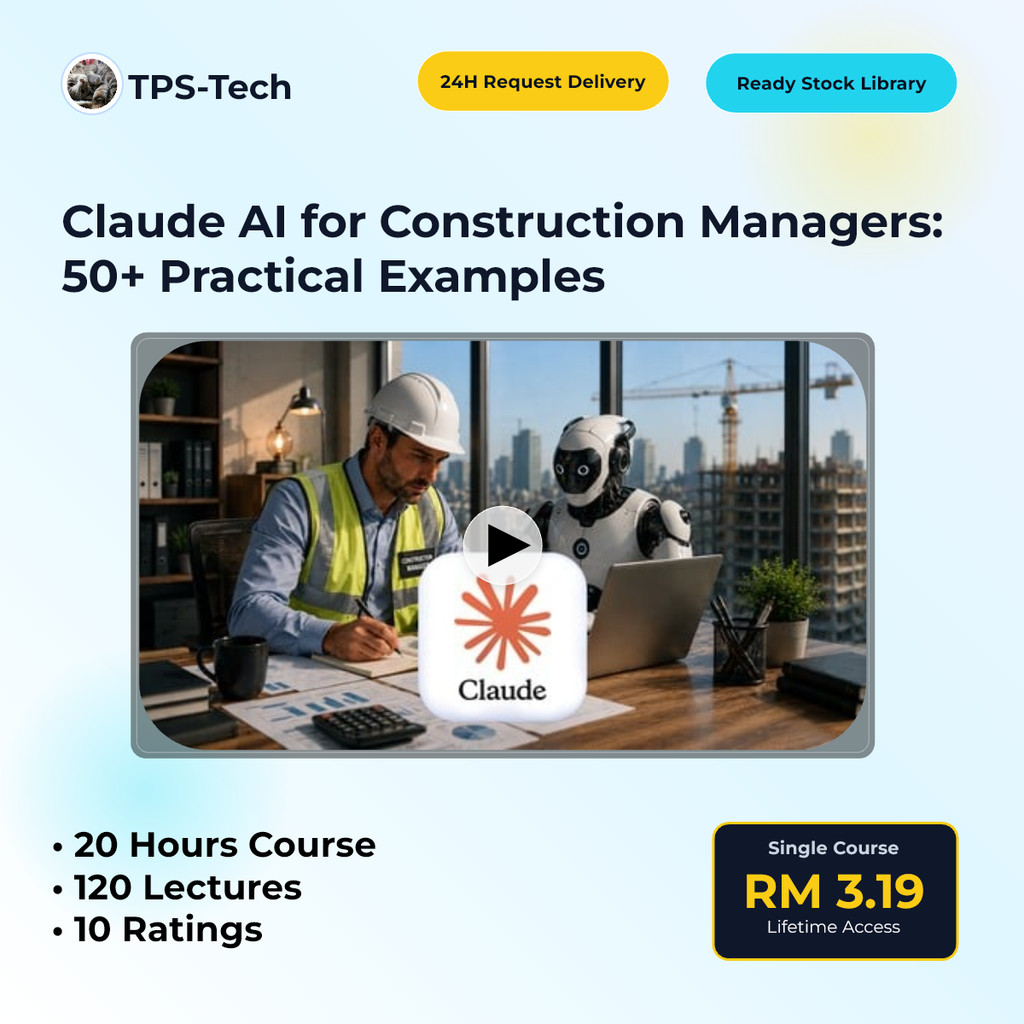 [COURSE] Claude AI for Construction Managers: 50+ Practical Examples