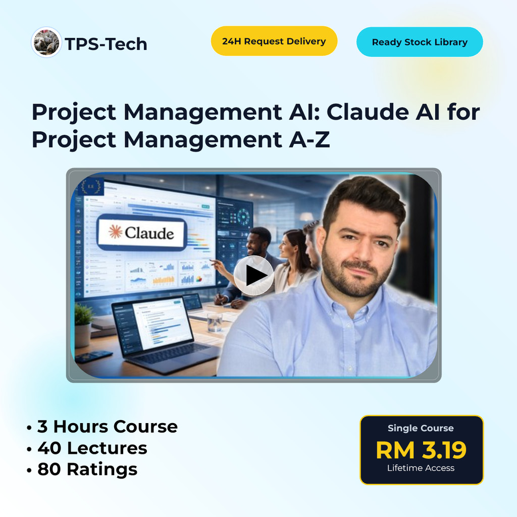 [COURSE] Project Management AI: Claude AI for Project Management A-Z