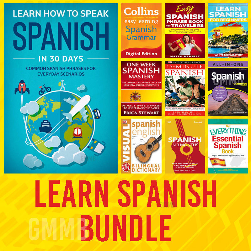 Learn Spanish Bundle | Speak | Read | Write | Language | Fluently | Learning | Beginner | Speaking | ( ɵ̥̥ ˑ̫ ɵ̥̥)