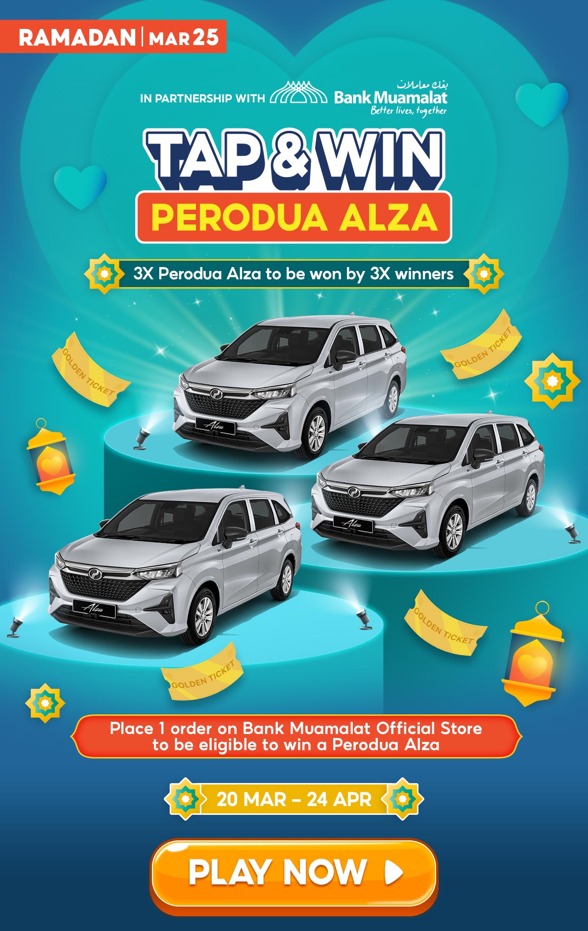Shopee Ramadan Tap & Win Perodua ALZA