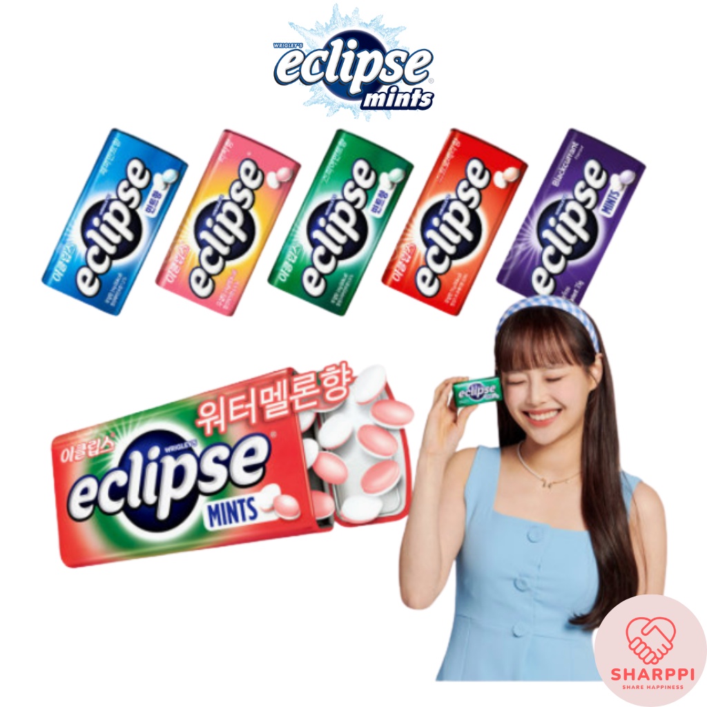 [Eclipse] Sugar Free Mints Candy 6 Types 34g /Mint Spearmint /Peach