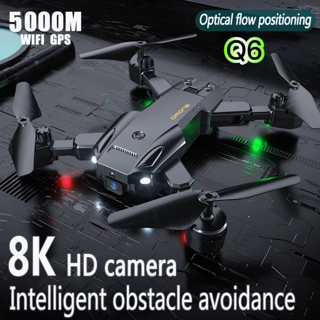 5G 4K HD Drone Professional Dual Camera Wifi FPV Avoidance Fold Quadcopter Optical Flow Position RC Distance UAV Battery