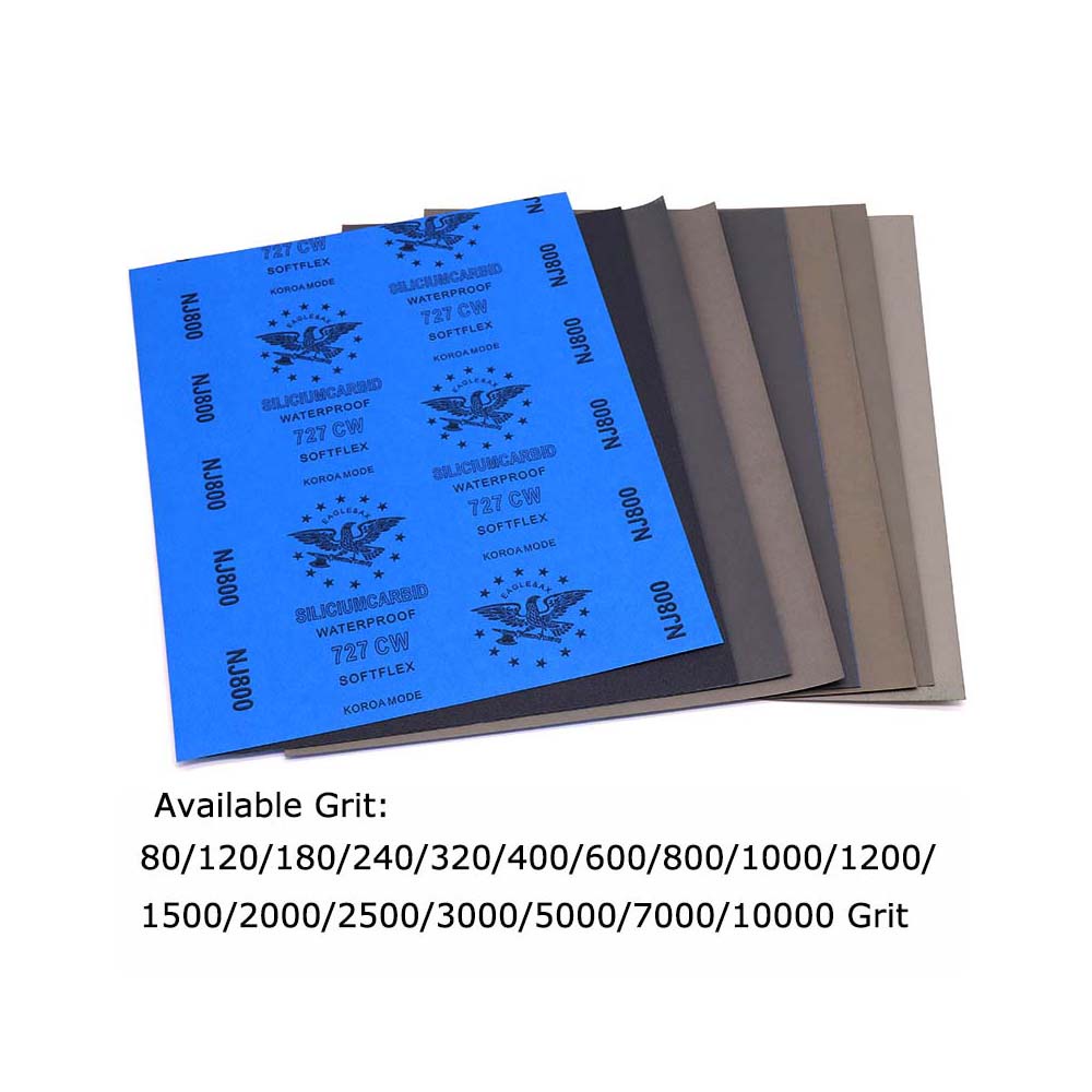 9'' x 11'' Sandpaper Wet And Dry Sand Paper 8010000 Grit Abrasive