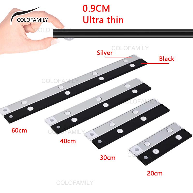 Food Bakeware 3 Color Dimmable Cat Eye Light Strip LED Desk Lamp Motion Sensor USB Rechargeable Kitchen Cabinet Wardr... - Image 5