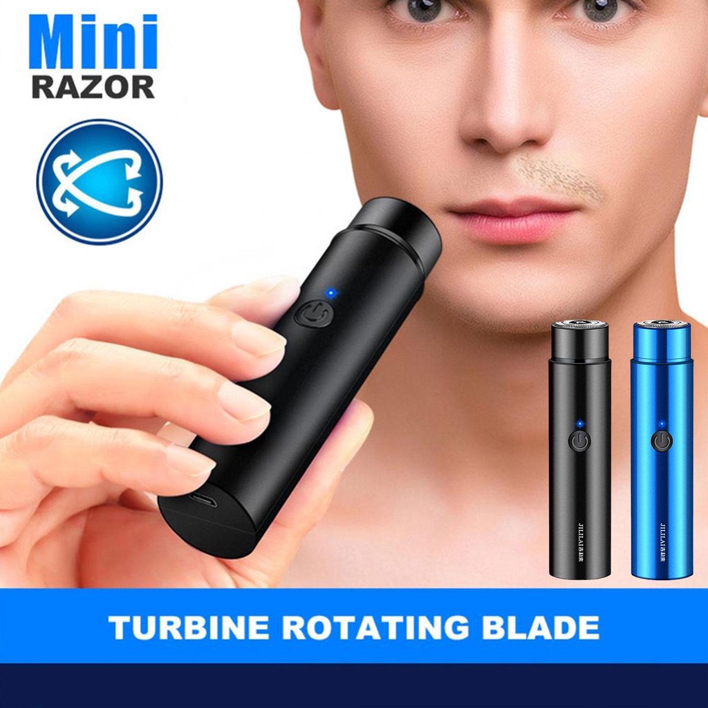 Mini Electric Shaver Portable Car Rechargeable Razor Travel Mini Shaver for Men Women