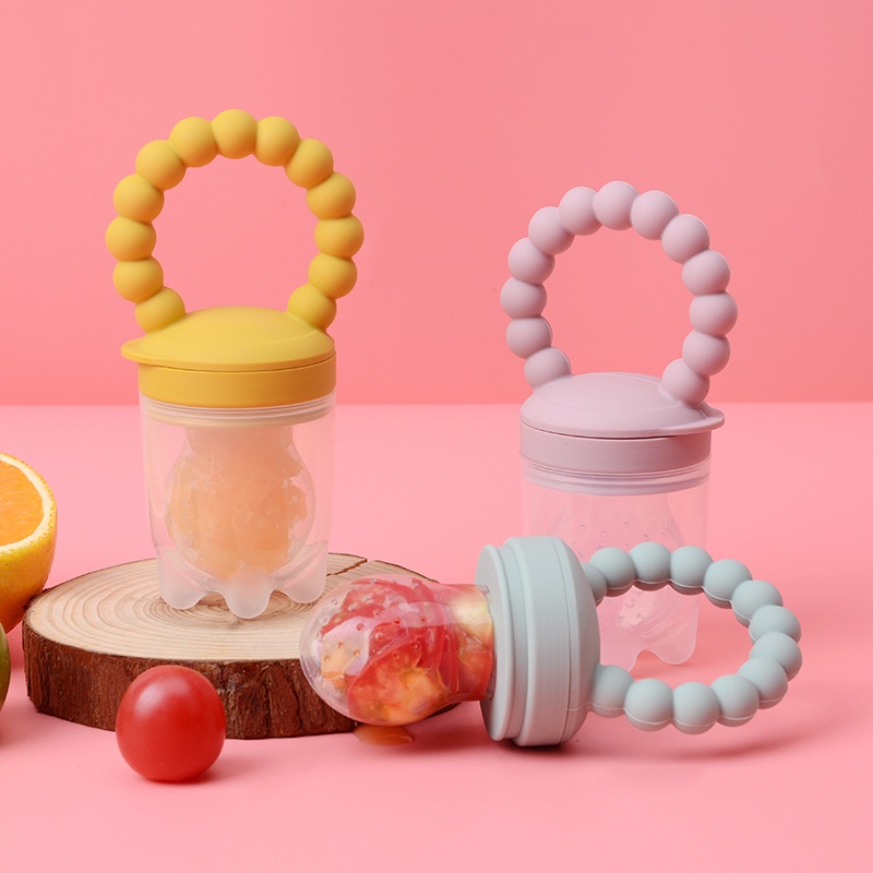 Mamimamihome Baby Food Feeder Silicone Pacifier Baby Bite Nipple Fresh Fruits Vegetables Feeding Tool