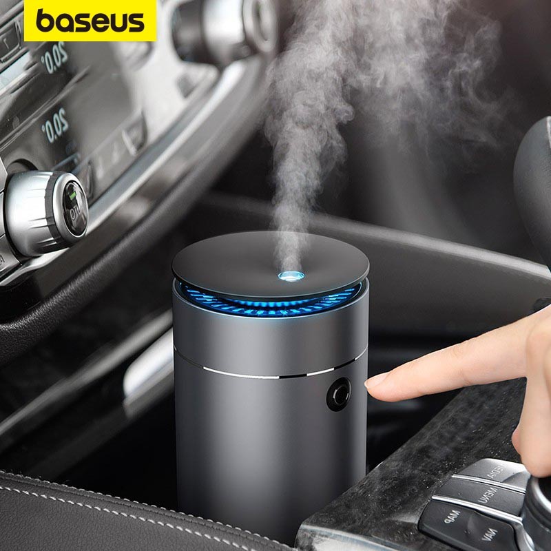 Baseus Car Diffuser Humidifier Air Freshener with LED For Car Essential Oil Aromatherapy Diffuser