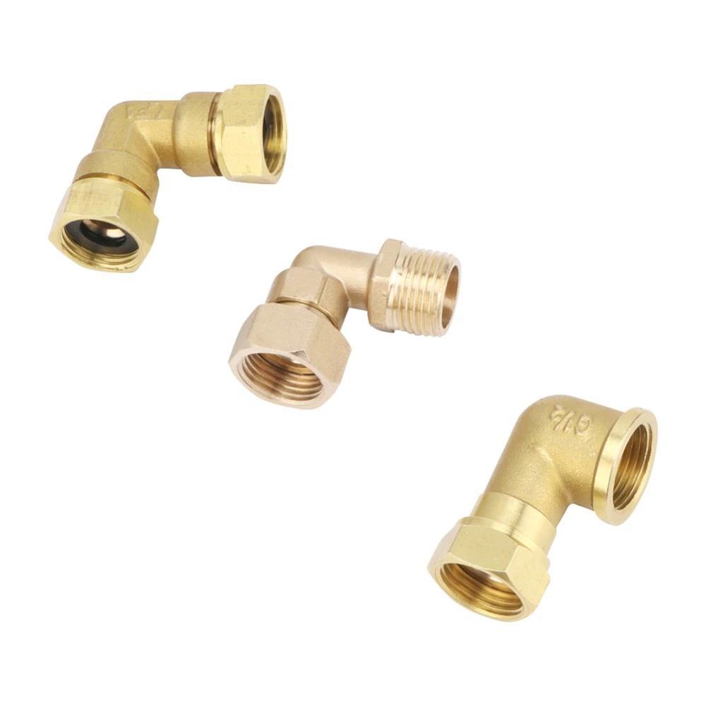 Purpose Have 1Pc Brass Elbow 1/2" Male/Female Thread Plumbing Pipe Fittings Junction Adapters - Image 3