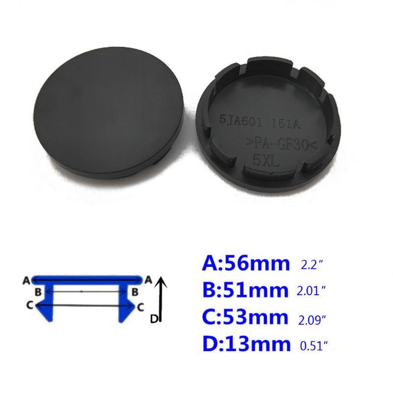 Reliable Purpose 4pcs 56mm Car Wheel Center Hub Caps Universal ABS Vehicle Tyre Tire Rim Cover Durable Multi - Image 4