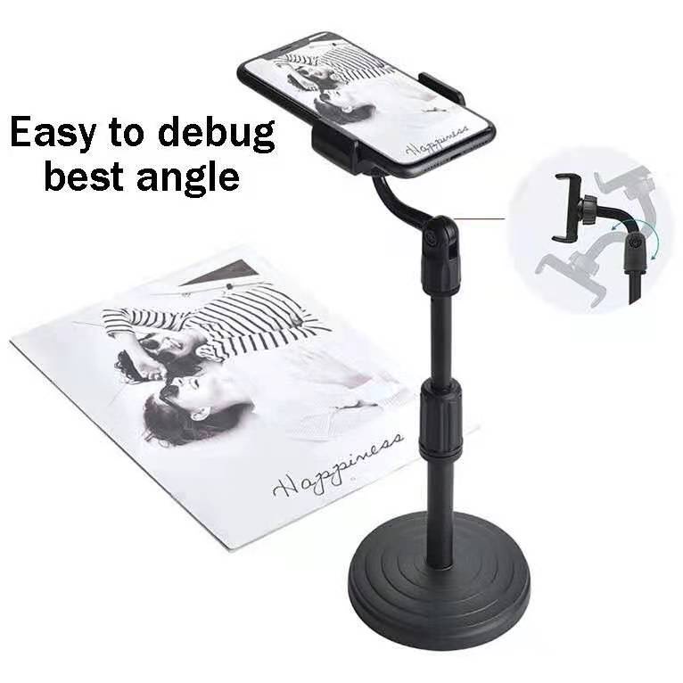 Versatile Multi RSS_Mobile phone desktop stand portable live fast hand clip head Adjustable mobile holder lazy look R... - Image 3