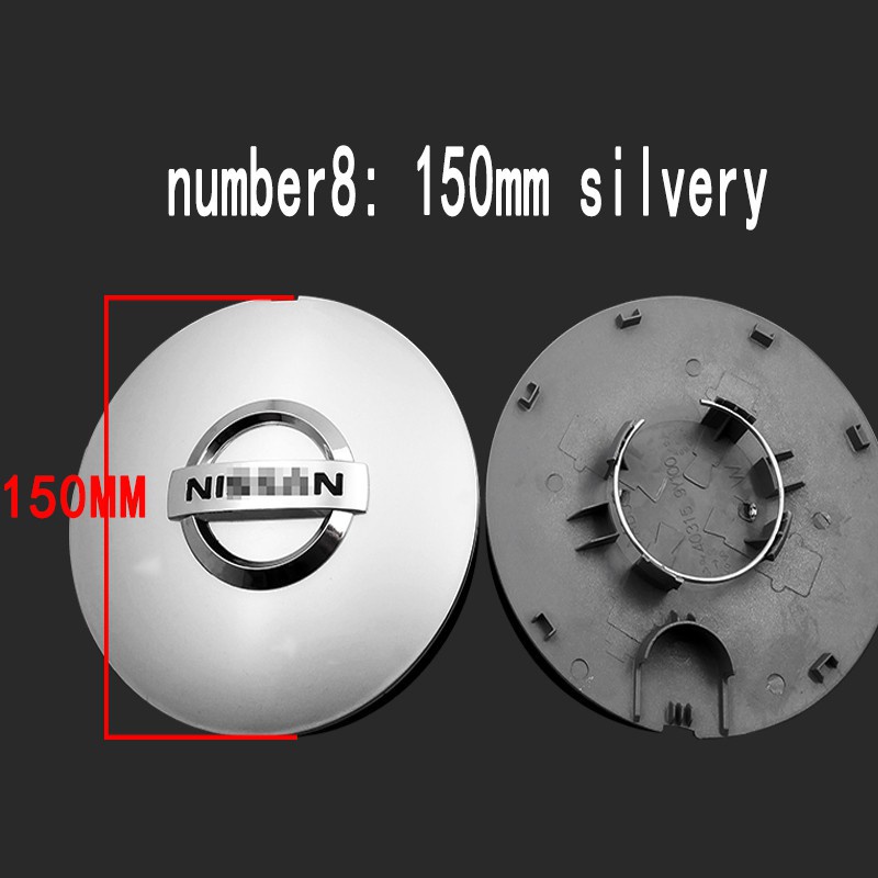 Multi Essential 4 Pcs 54MM 58MM 60MM Wheel Center Caps Emblems Rim Hub CapsTyre Decoration Badges Logo Fit NISSAN X-T... - Image 2