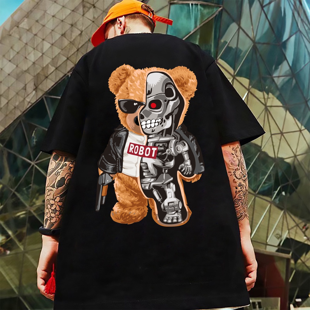 Essential Durable S-5XL Oversized Tees Korean Fashion Tshirt Plus Size Loose Shirt Half-Sleeves Graphic Streetwear Tr... - Image 5