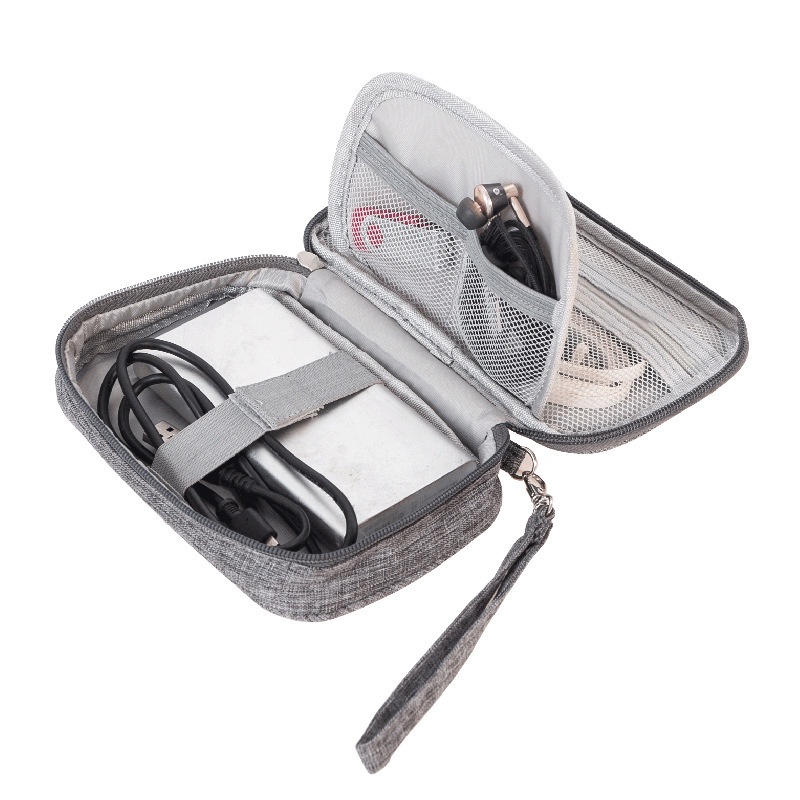 Multifunctional Digital Bag Charging Treasure Data Cable USB Organizer Trendy Headphone Storage Bags