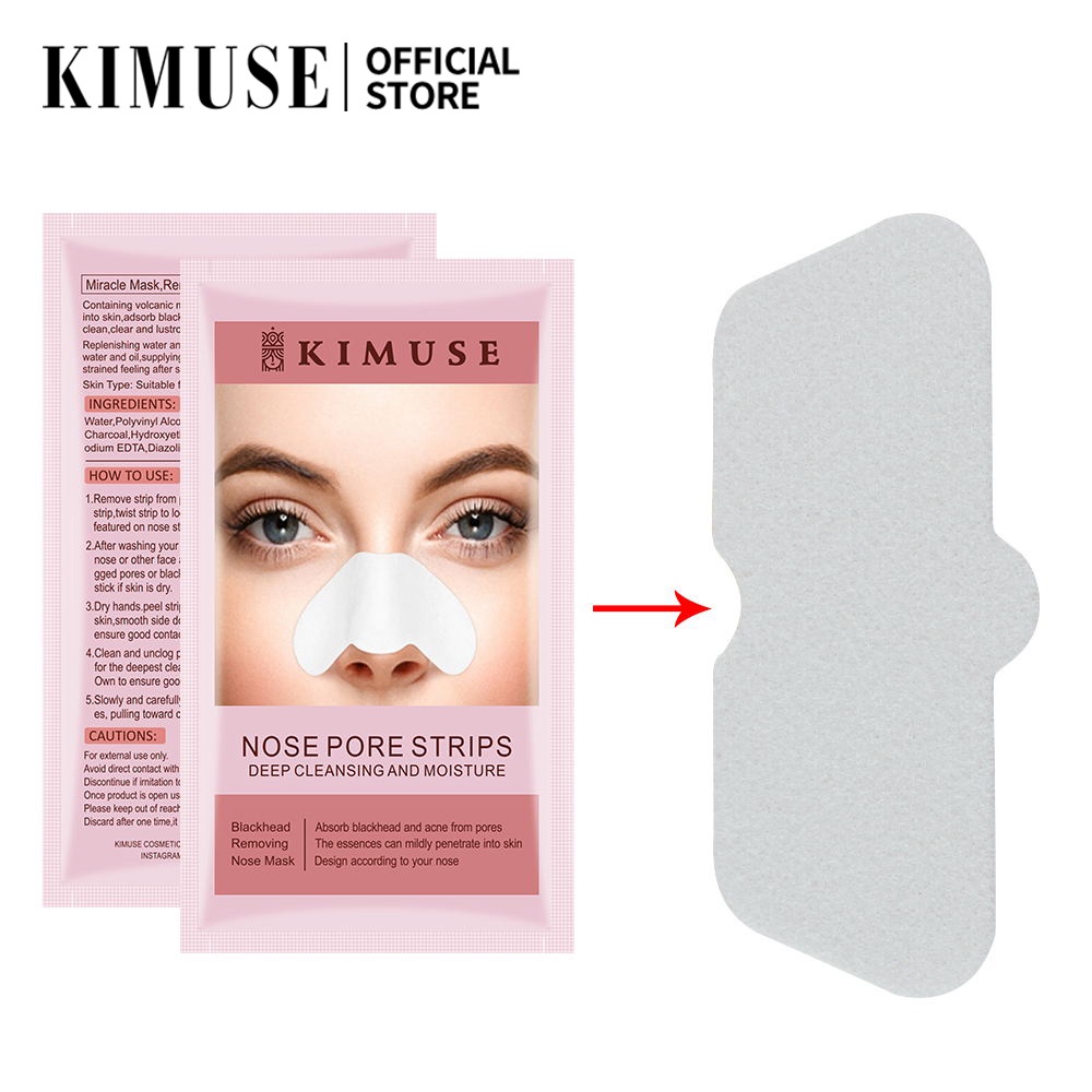 Kimuse Nose Pore Strips Deep Cleansing and Moisture(1 Pcs) Free Gift