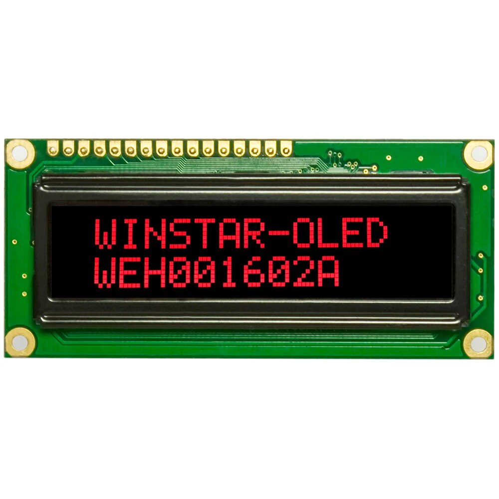 EH1602A Scandinavian Cyrillic Russian Font SPI Parallel Port 16X2 COB OLED Character Displa