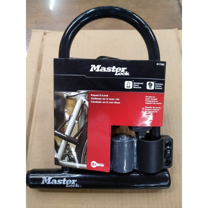 Master Lock U-Bar Lock Bike and Cycle Lock 8170-D