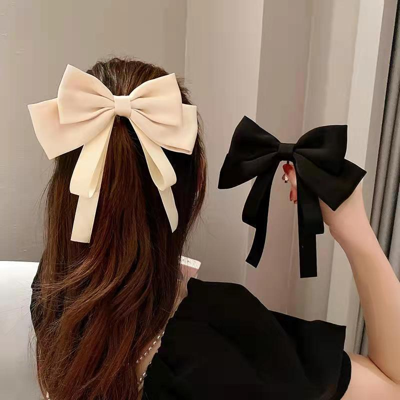 Fairy White Bowknot Hairpin Headdress Hairpin Hair Clip Hair Clips Hair Accessory for Girls