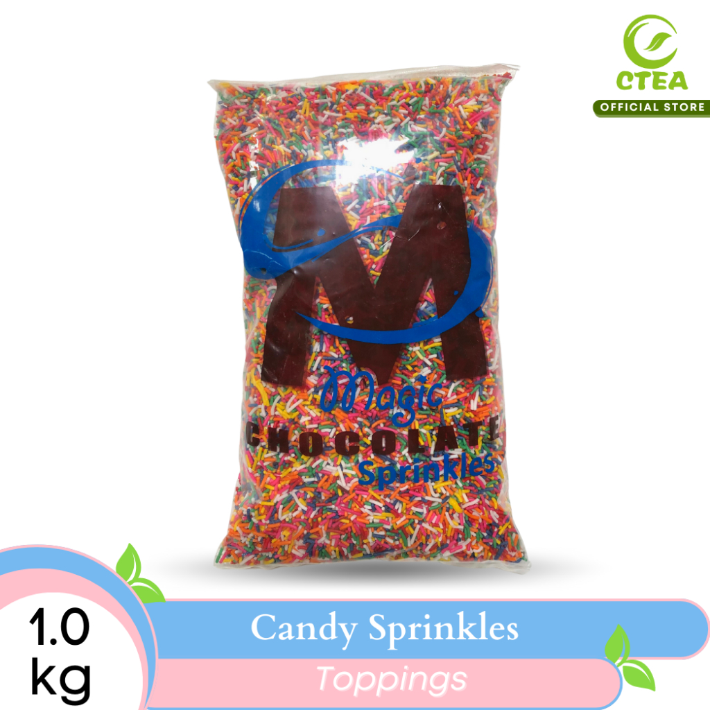 Magic Candy Rainbow Sprinkles (1 kg) Cake Toppings / Cupcake / Sprinkle / Milk tea Toppings