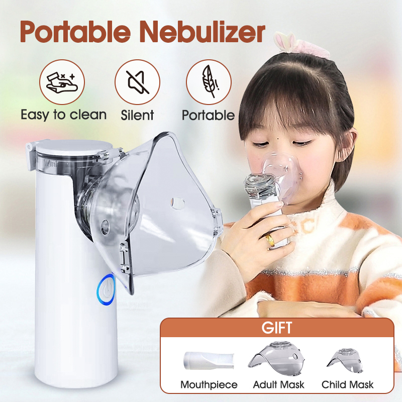 Portable Nebulizer Machine for Asthma Ultrasonic Nebulizer Mesh Nebulizer Rechargeable Inhaler for Kids Adult