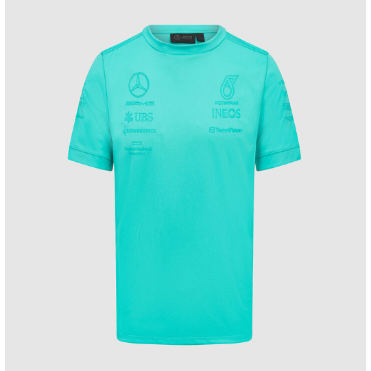 Mercedes-AMG Petronas 2023 Team Driver T-shirt - Stealth Edition in TIFFANY | RBN Racing Merchandise