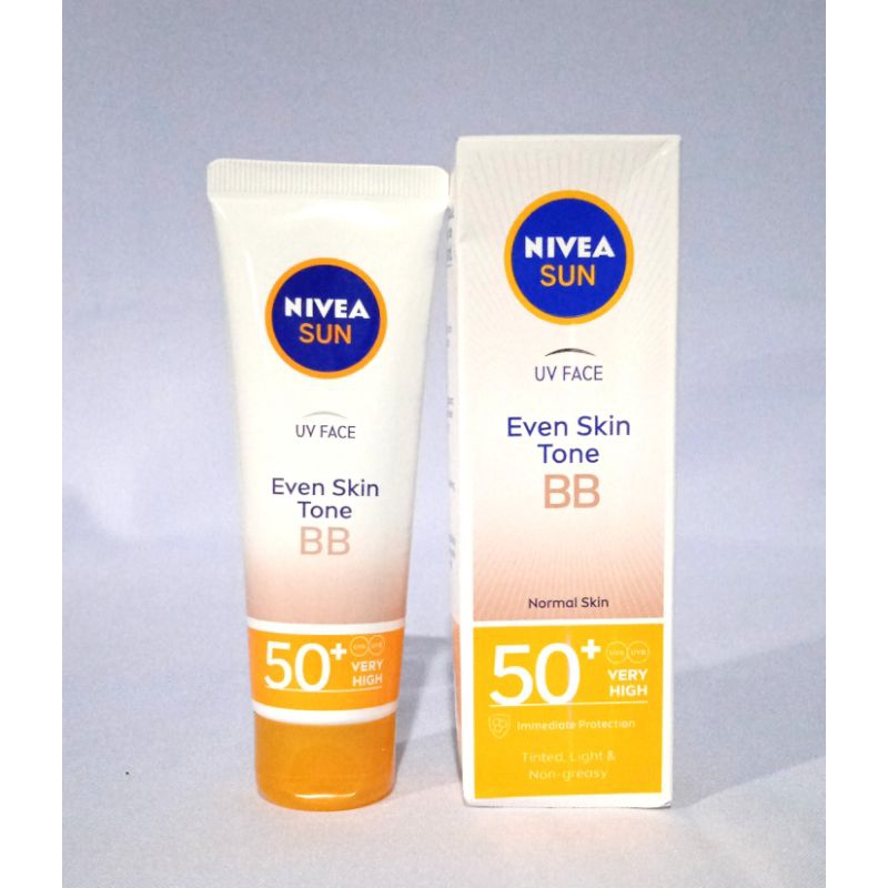 Nivea Sun Protection UV Face Even Skin Tone BB/Normal Skin 50+ SPF/50ml Sunscreen