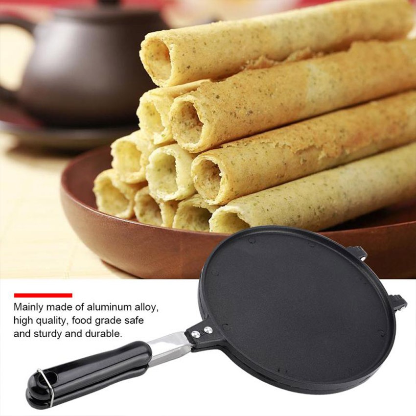 Crispy Egg Roll Bakeware Home Gas Egg Roll Mold Commercial Ice Cream Cone Crispy Roll Kitchen Tools