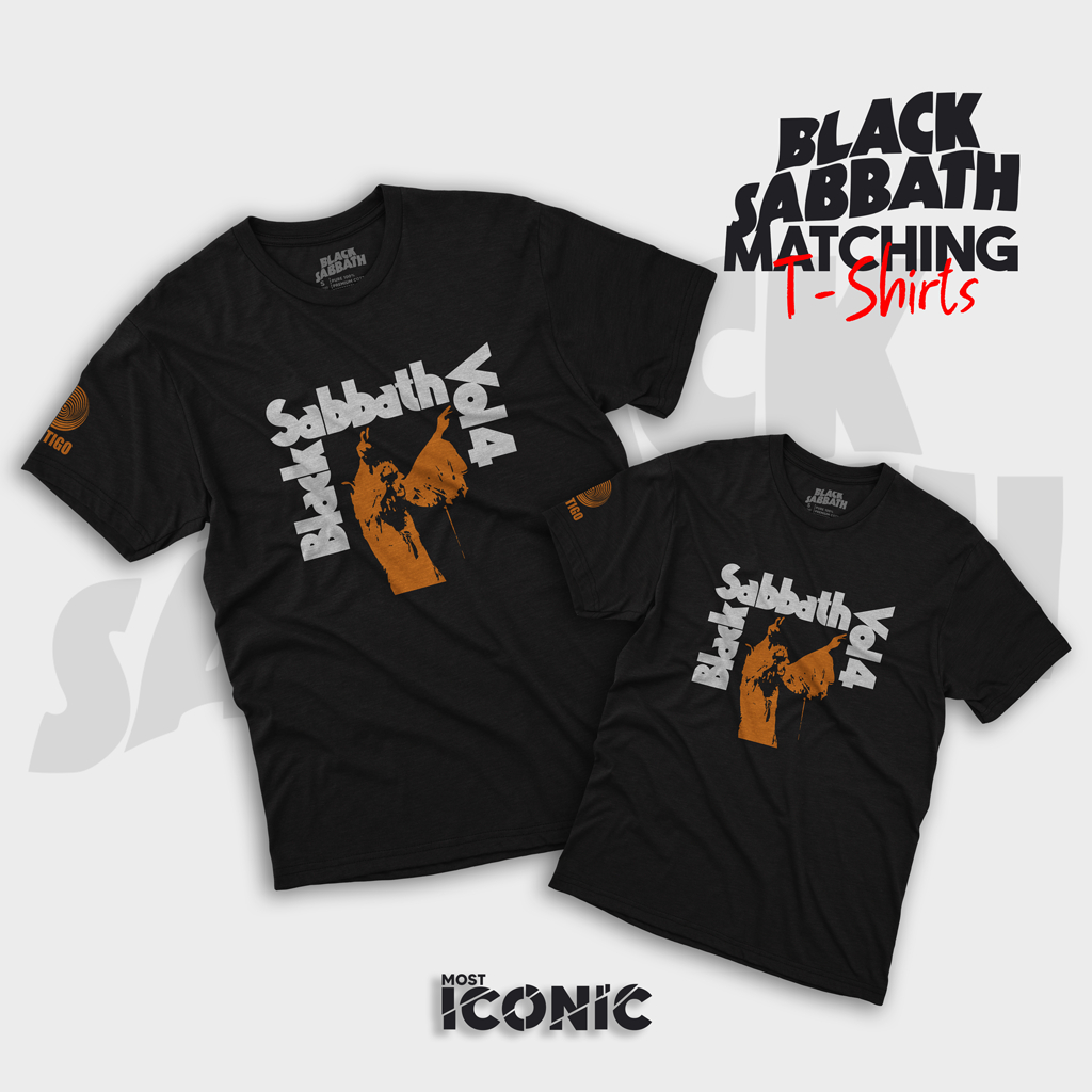 Black Sabbath T-Shirt / Band Shirt Terno, Father, Mother, Son, Daughter Matching T-Shirt