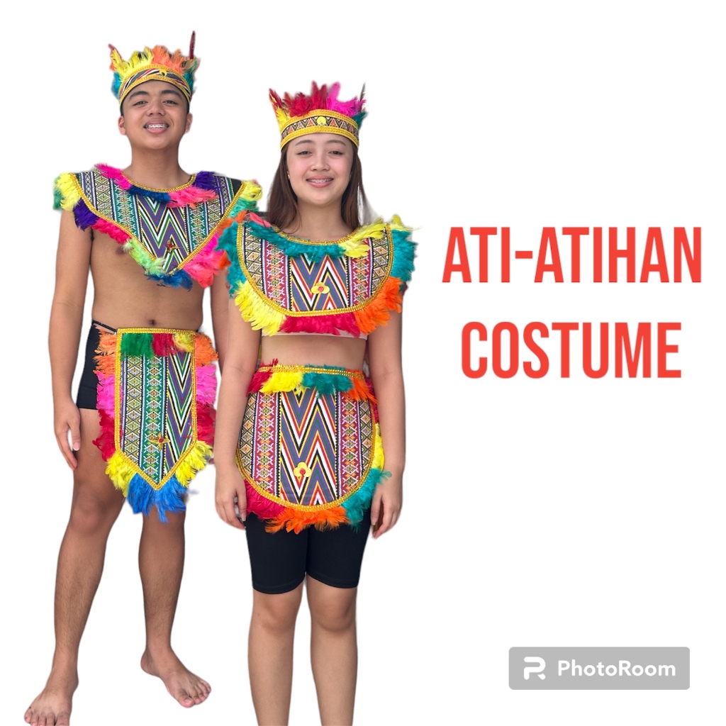 Ethnic Traditional Attire Festival Costume w/ Head Dress Top , Skirt ankle Accesories