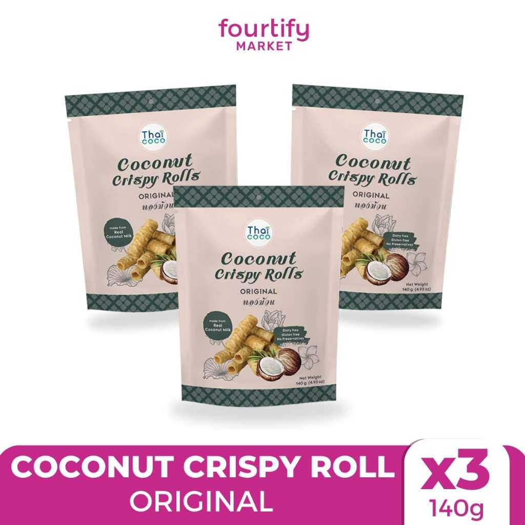 Thai Coco Coconut Crispy Rolls - Pack of 3