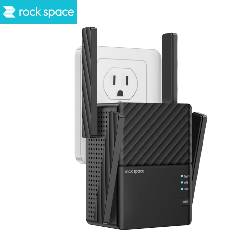 Rock Space AC2100 Dual-band WiFi Range Extender WiFi Repeater WiFi Booster 4 x 5dB External Antennas