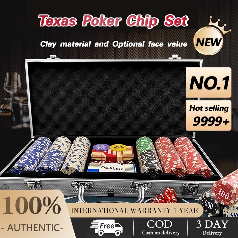 GSE Poker Game Poker Chip Set 500 pcs Gambling Accessories (with Aluminum Case)