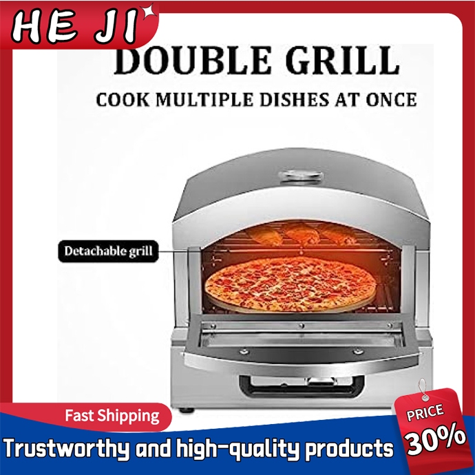 Stainless steel gas pizza multifunctional pizza oven pizza crust commercial electric pizza machine