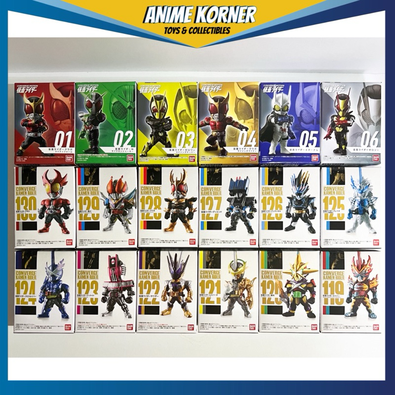 CONVERGE MOTION Kamen Rider vol. 1 & 21 & 22 Premium Bandai 6cm Figure