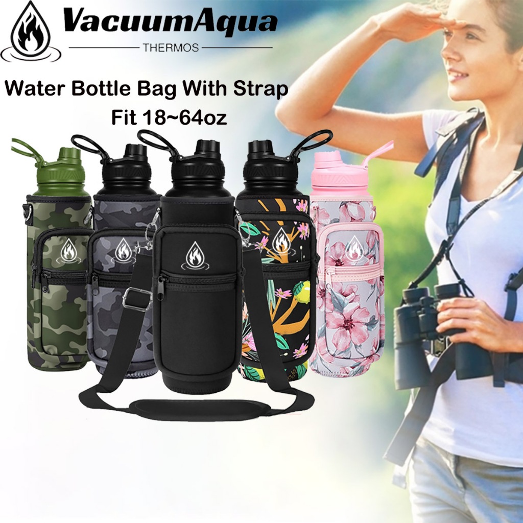 18-64OZ Portable Tumbler Carrier Bag Water Bottle Bag Holder Cup Sleeve Water Bottle Accessories