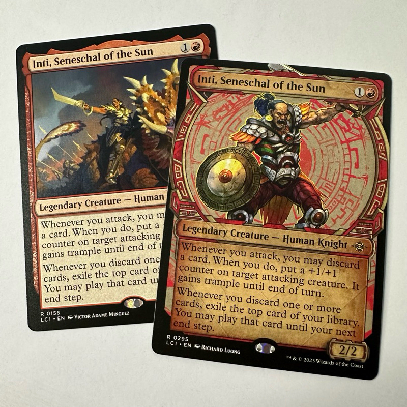 INTI, SENESCHAL OF THE SUN | LCI THE LOST CAVERNS OF IXALAN | HUMAN | RED | MTG MAGIC THE GATHERING