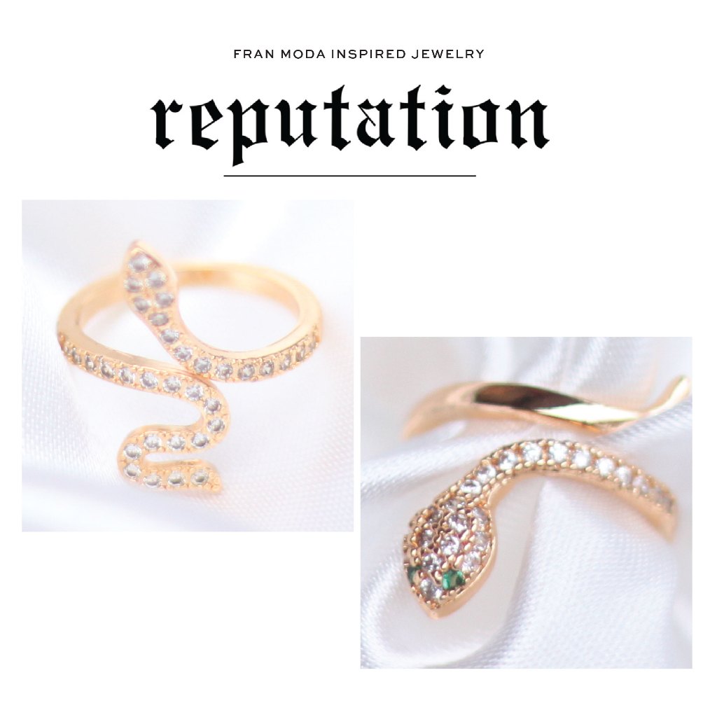 FRAN MODA | LWYMMD Snake Ring | Reputation Taylor Swift Inspired Earrings Collection