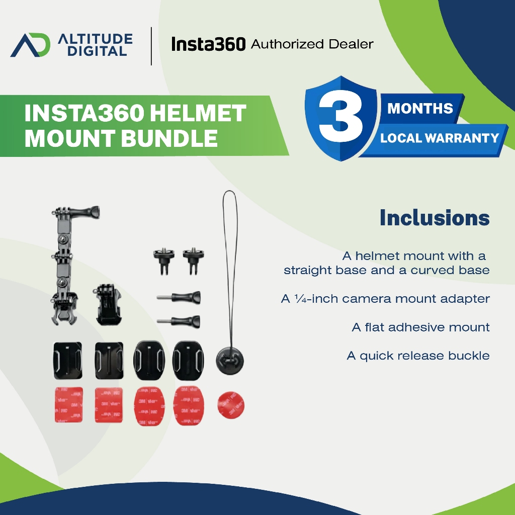 Insta360 Helmet Mount Kit