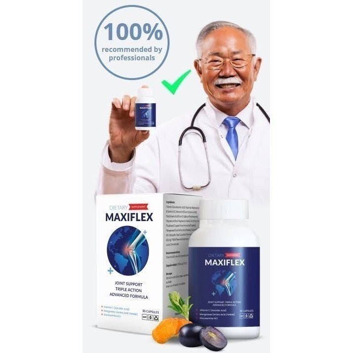 Product image Maxiflex | Joint Support Health, Mental Clarity & Focus, Energy & Well-being | 1 Bottl