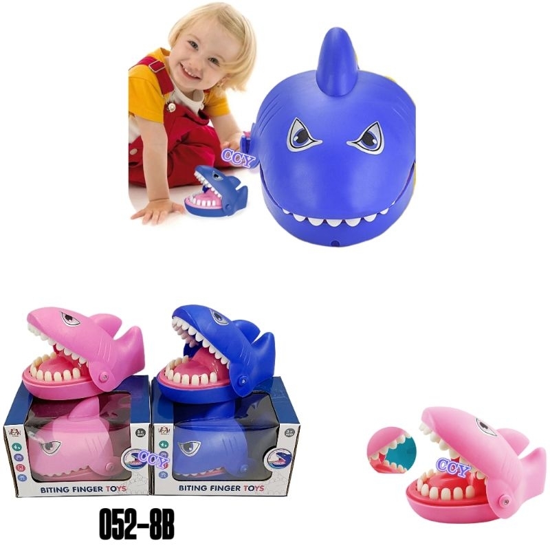 Shark finger biting toy shark parent-child game new and strange biting hand toy