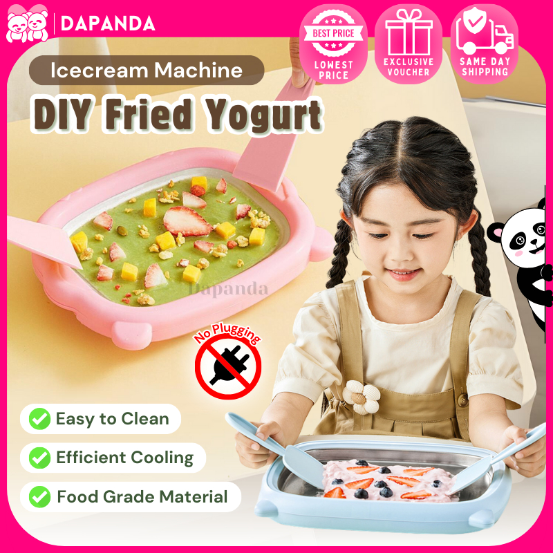 DAPANDA Fried Yogurt Ice Cream Roll Machine Children's Non-Electric DIY Maker Medium and Large