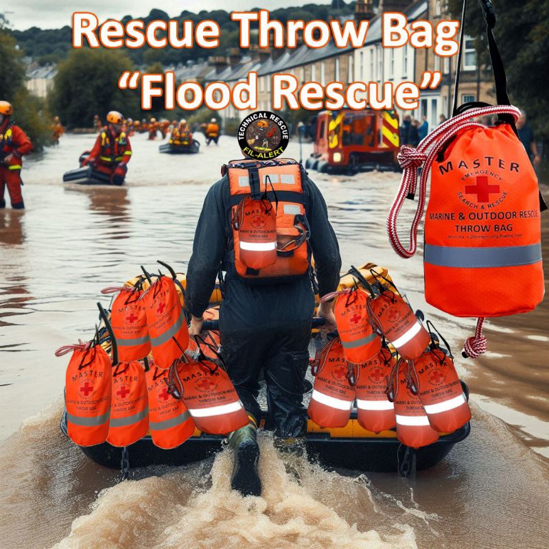 Throw Bag Rescue Device River Water Rescue Throw Bag Emergency Purpose LIFESAVER Kayaking