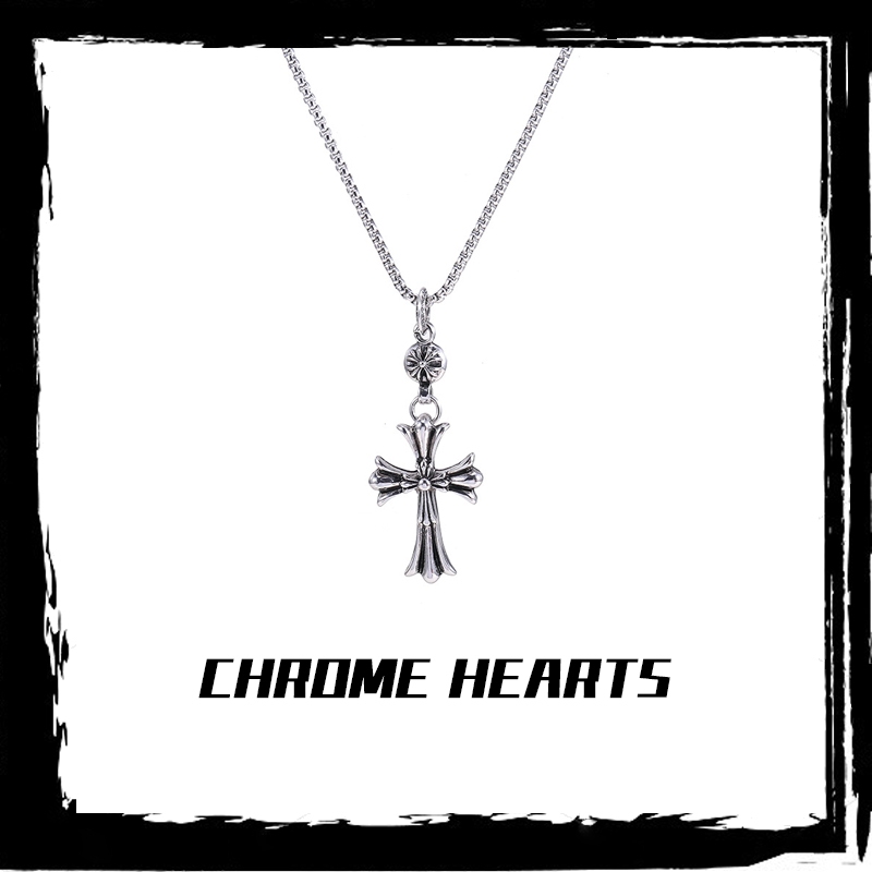 Chrome Hearts Necklace Fashion classic personality Cross necklace for men and women fashion brand